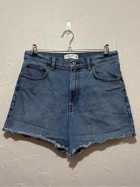 Abercrombie & Fitch Medium Blue Denim Jean Shorts